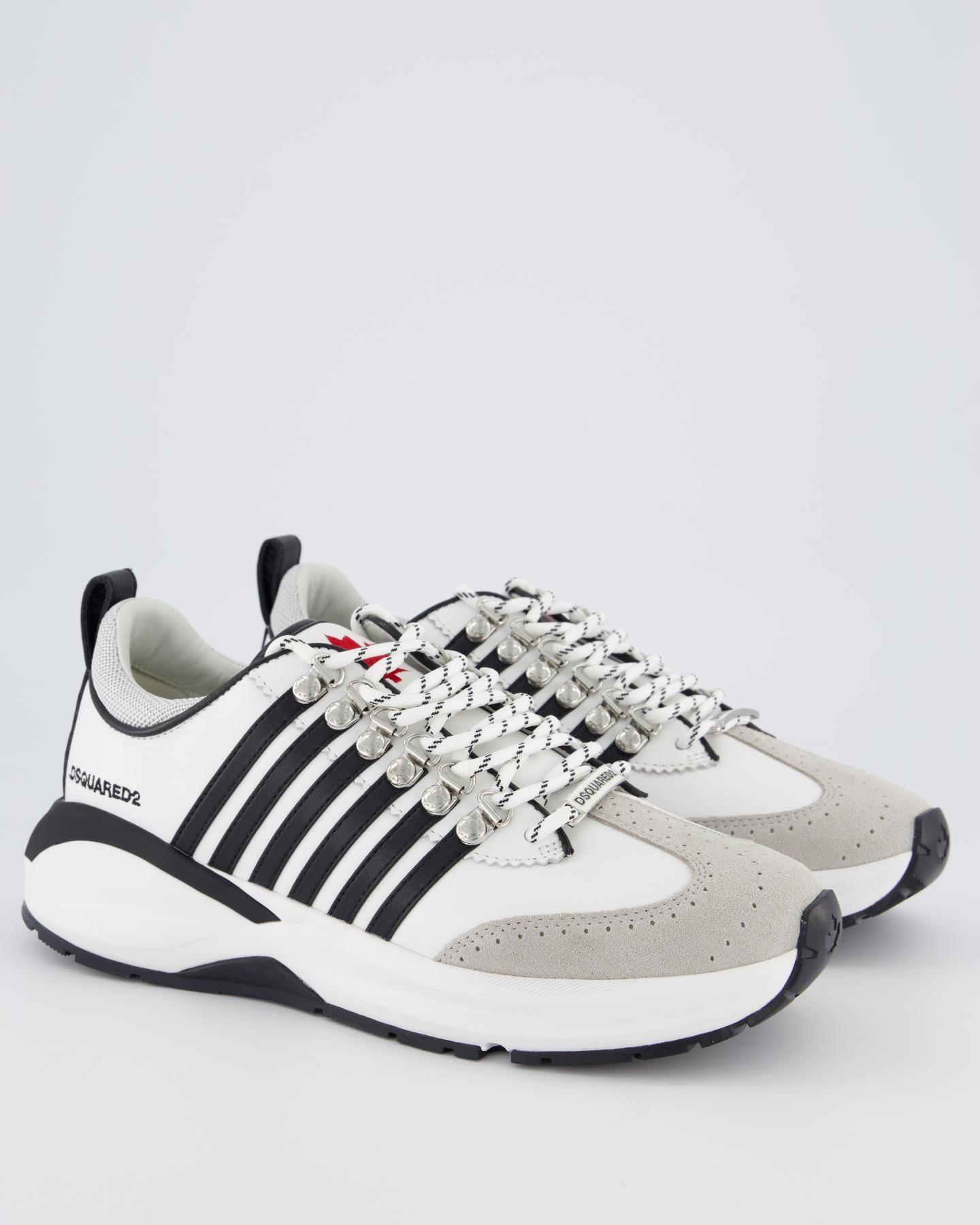 Heren Dash Sneaker Wit/Zwart