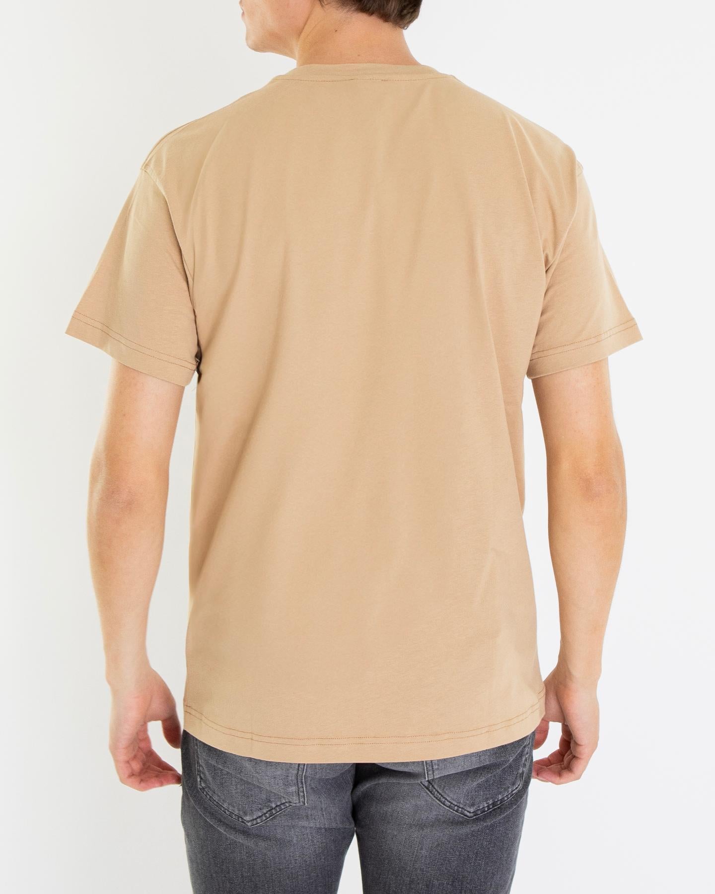 Heren T-Norm-T6 T-Shirt Beige