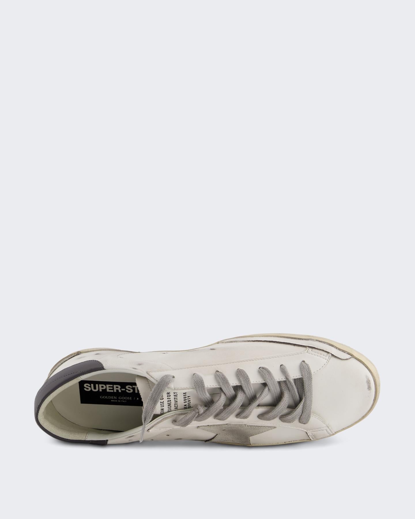 Golden Goose Heren Super Star Sneaker Wit/Grijs