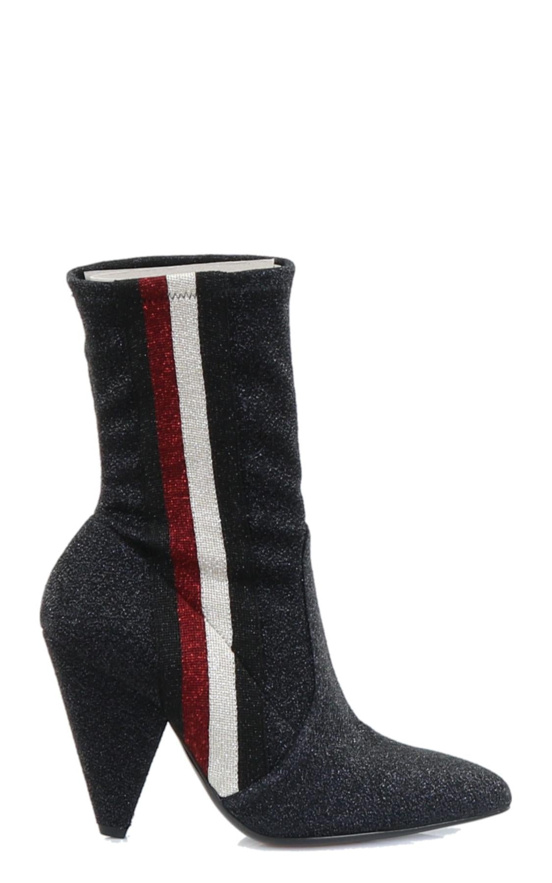 Dames Stretch GlitterStripe