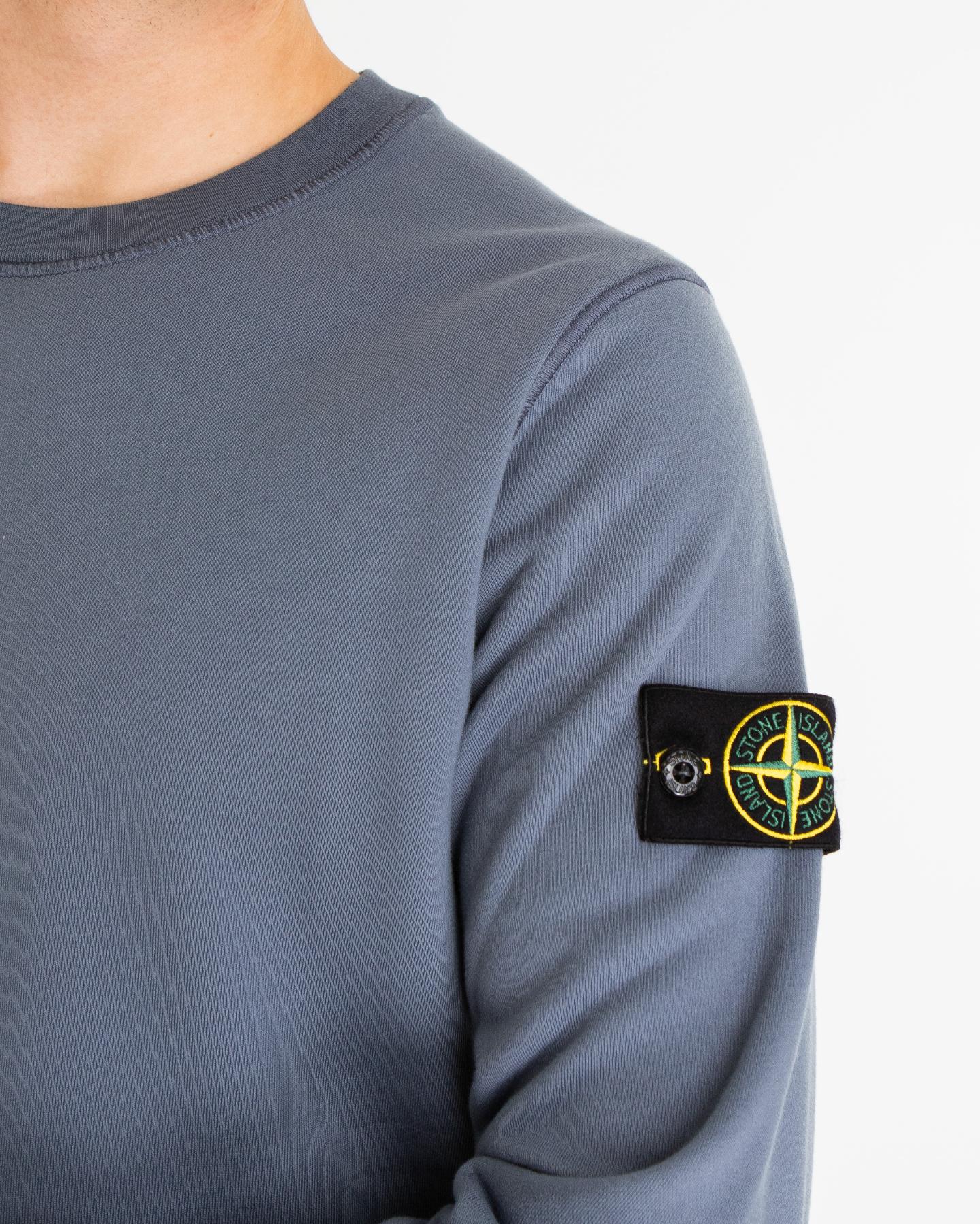 Heren Logo-patch Sweater Blauw