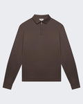 Men's Supima Polo Zip Collar L/S — huidige kleur