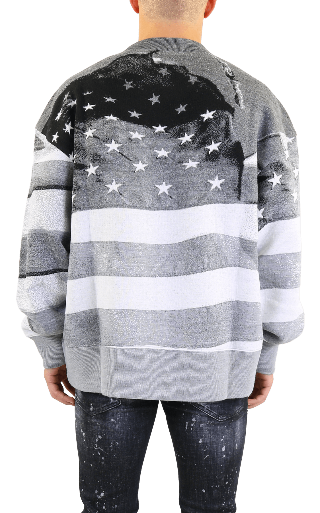 Men JQRD Flag Sweater