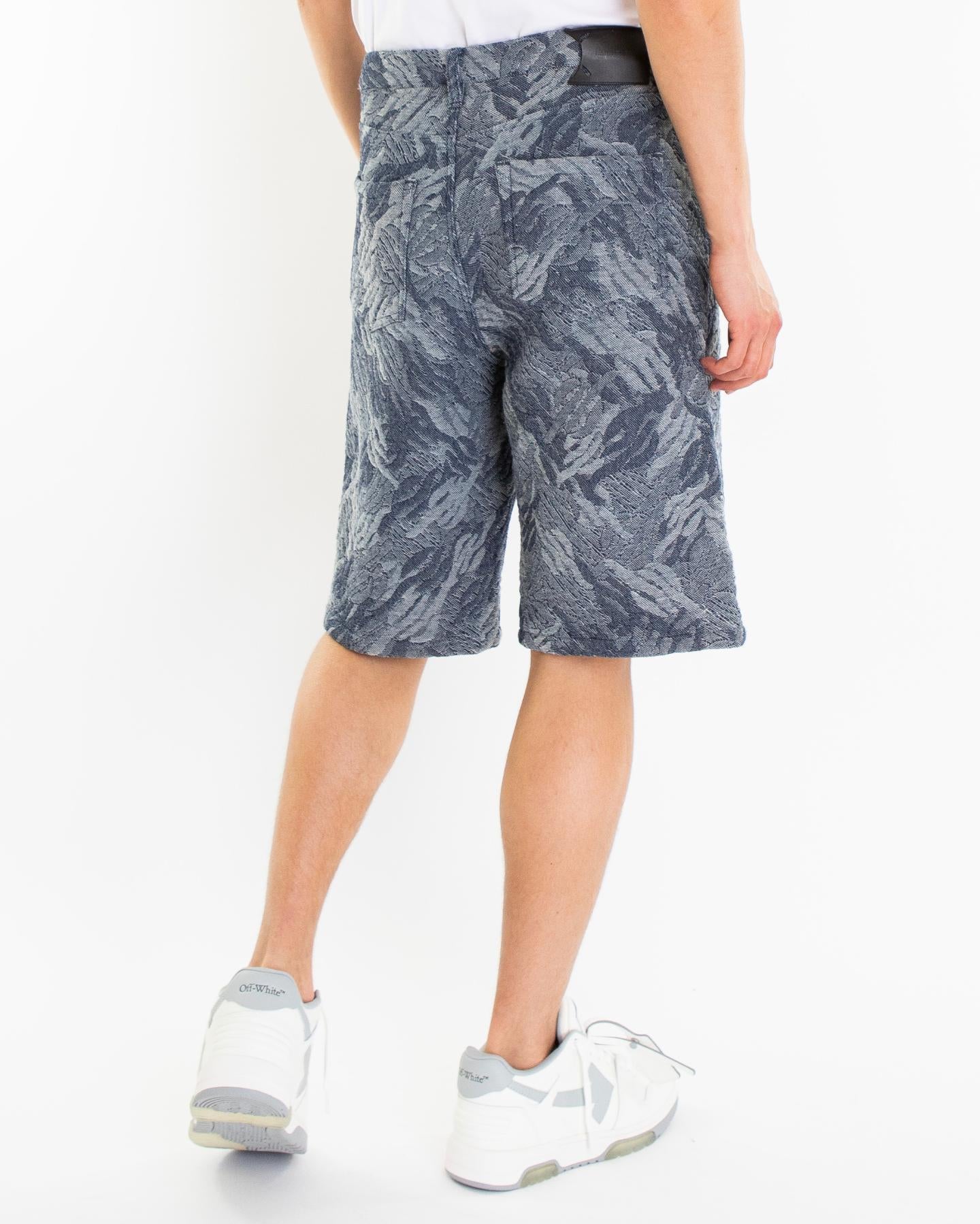 Heren Camo Jeans Grijs
