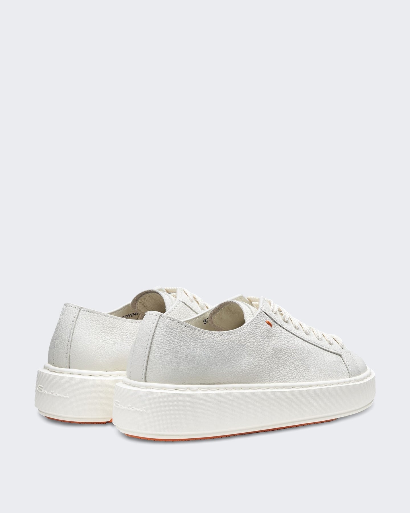 Santoni Dames Clean Sneaker Wit - Eleganza.nl