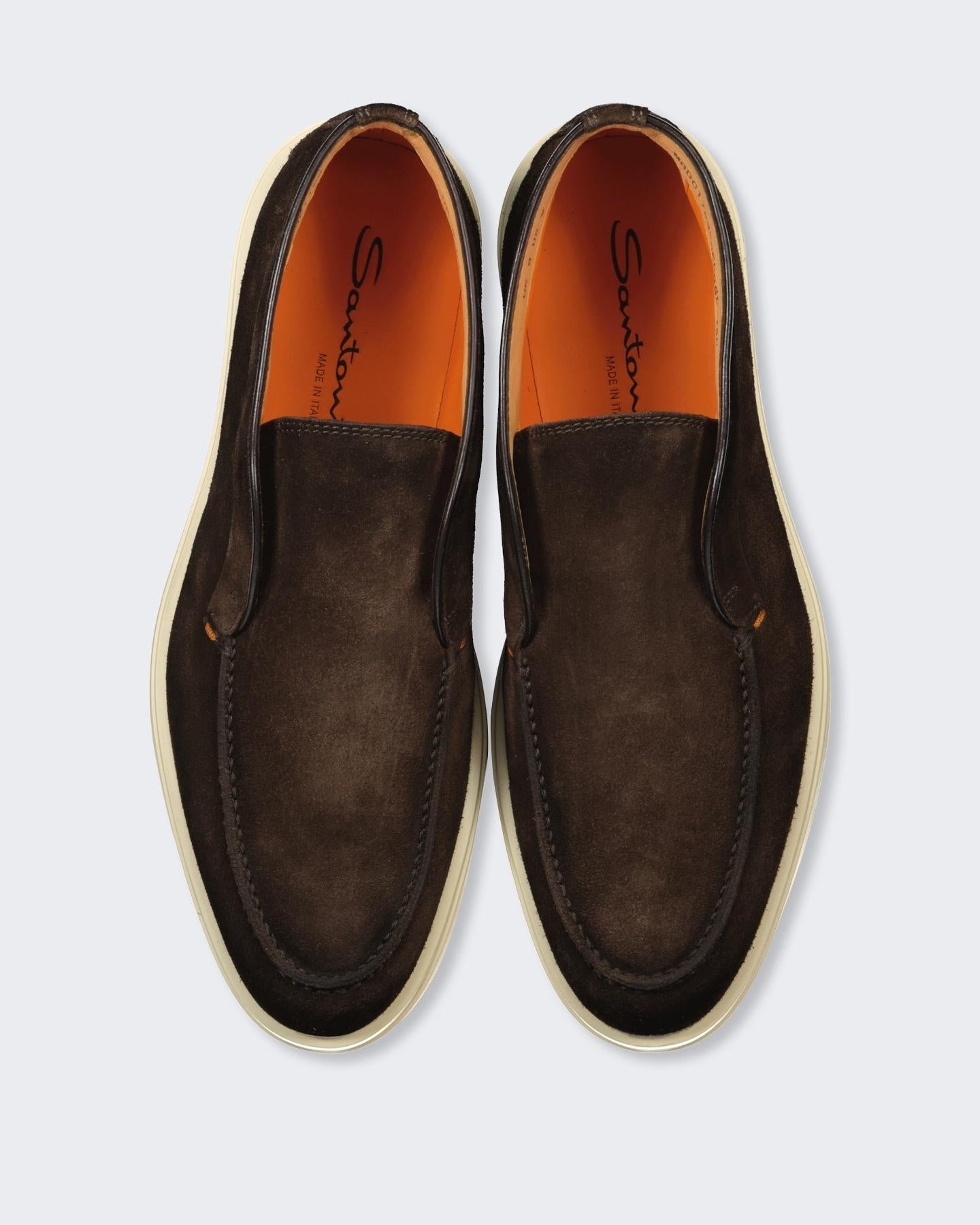 Santoni Heren Digits Loafer Grijs - Eleganza.nl
