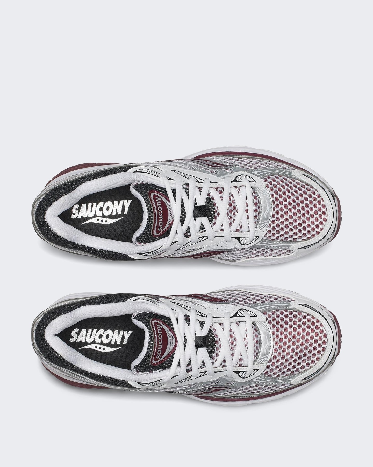 Saucony Heren Progrid Omni 9 sneaker met veters Wit - Eleganza.nl