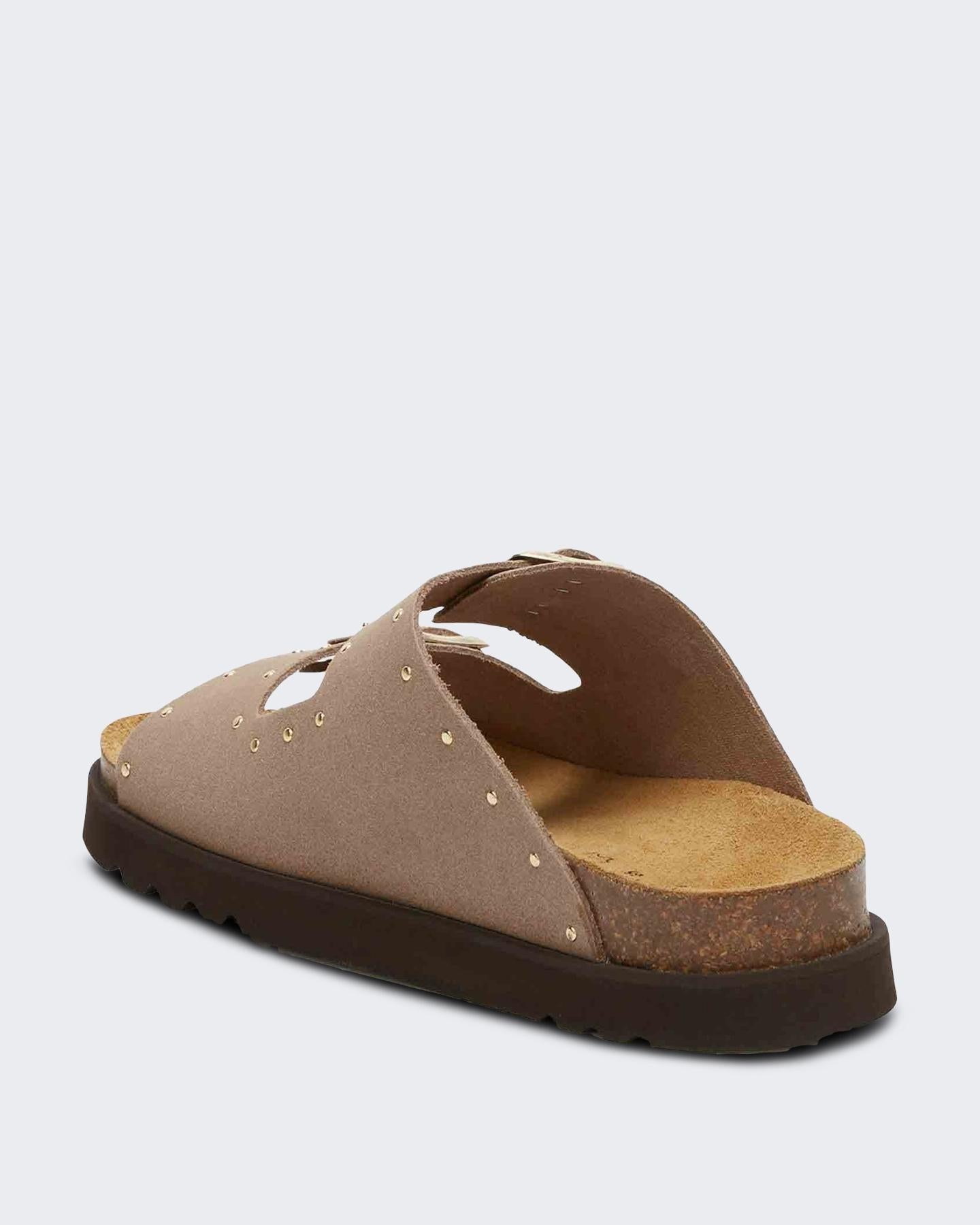 Dames Beatriz Slipper Dark Beige