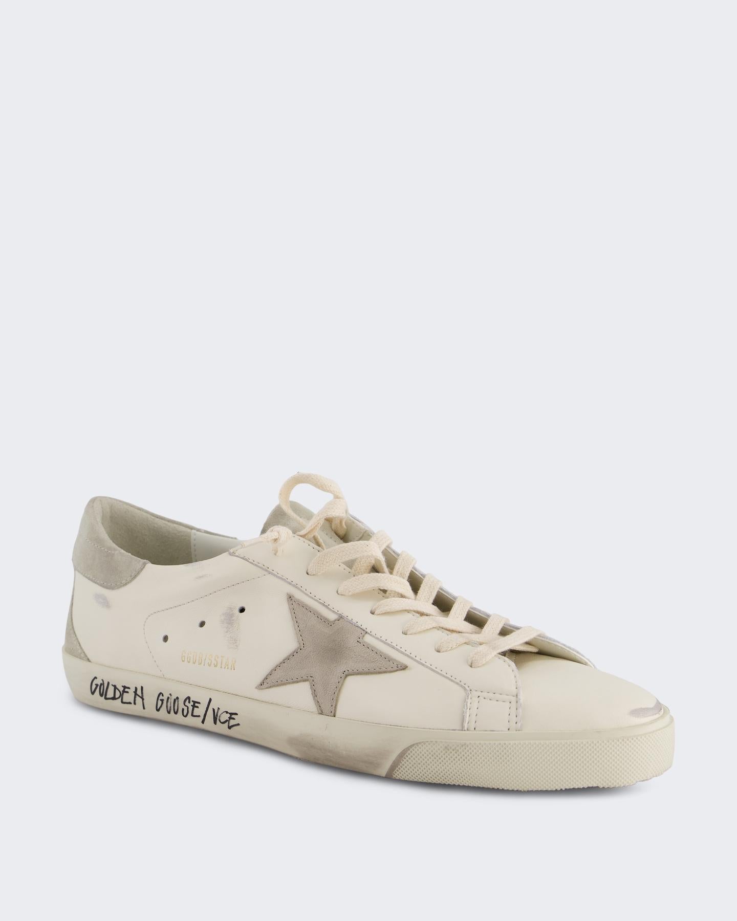 Golden Goose Heren Super-Star Sneaker Wit/Grijs