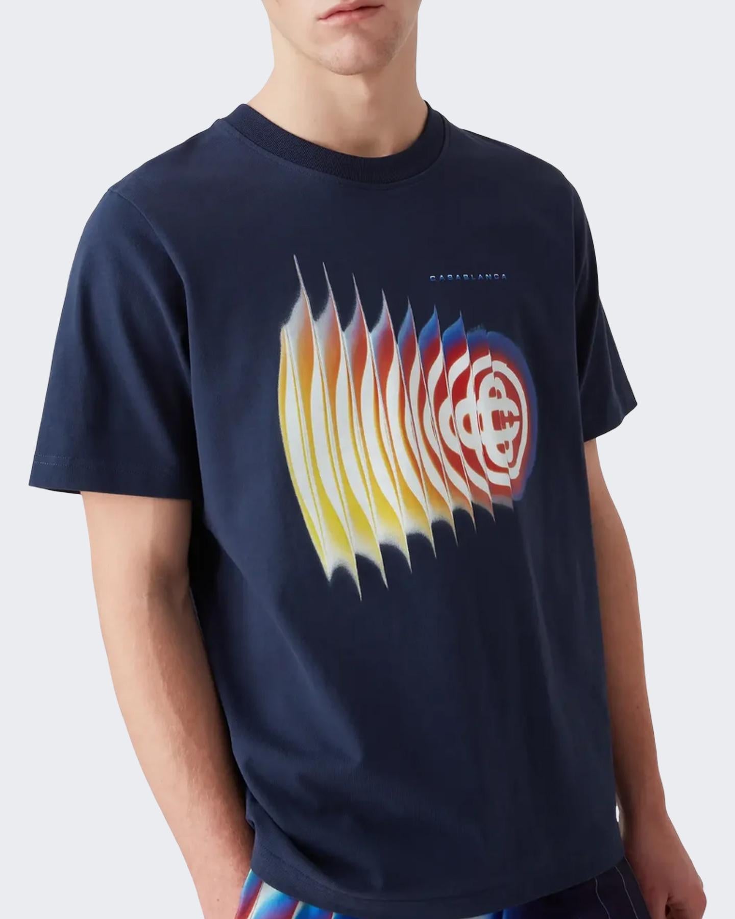 Heren Shockwave T-Shirt Blauw