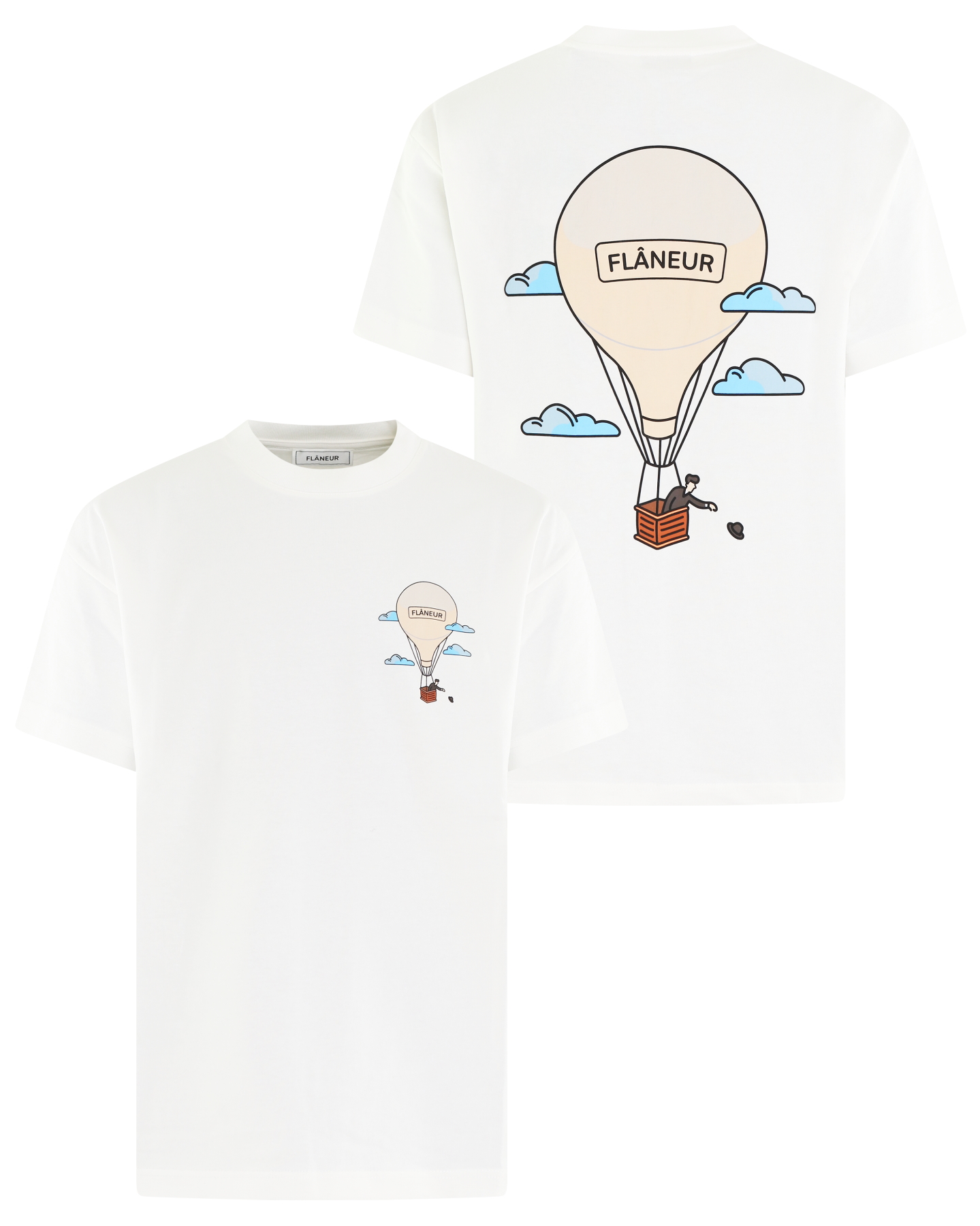 Heren Aéronautique T-Shirt Wit
