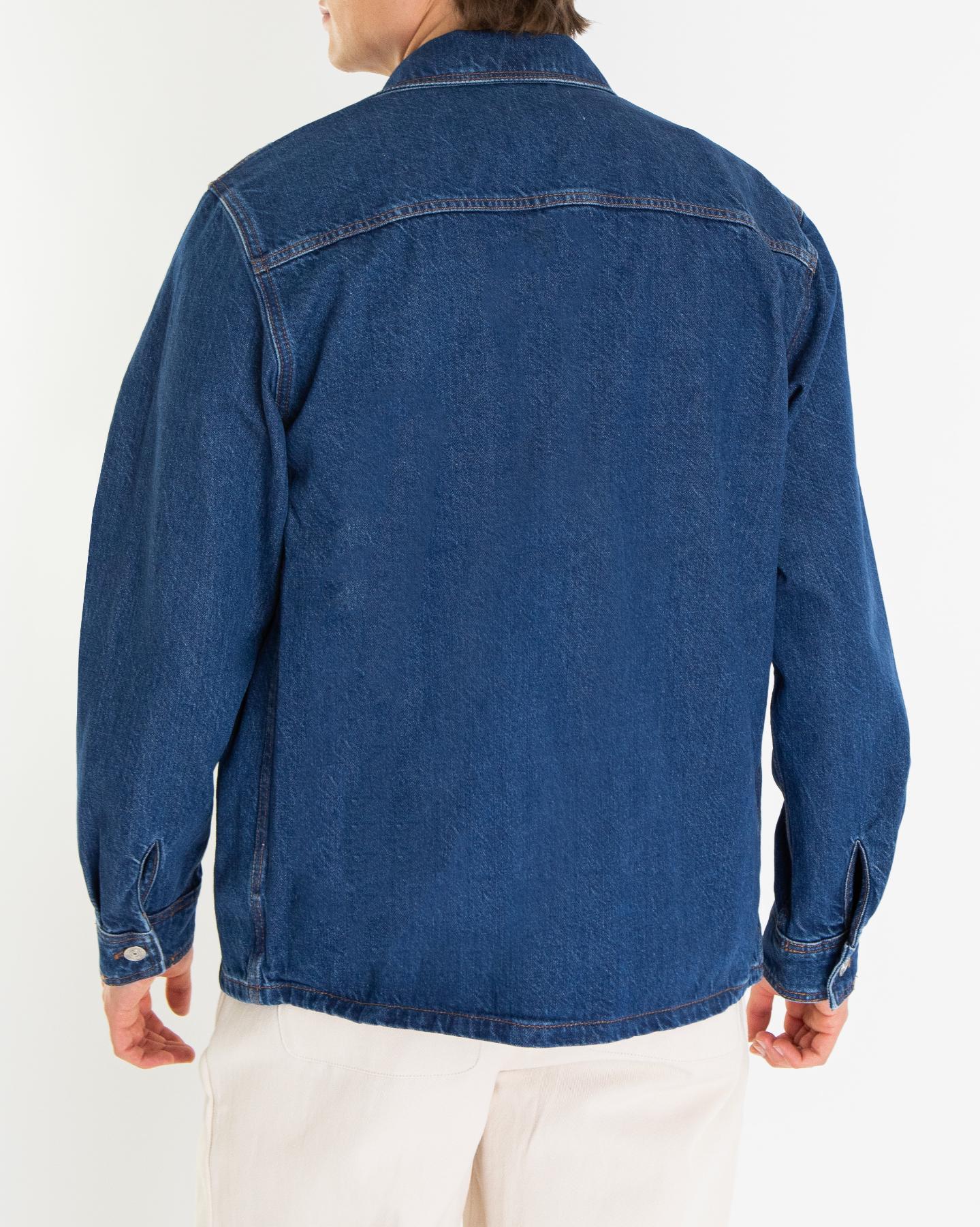 Heren 1Hc2 Overshirt Jeans Blauw