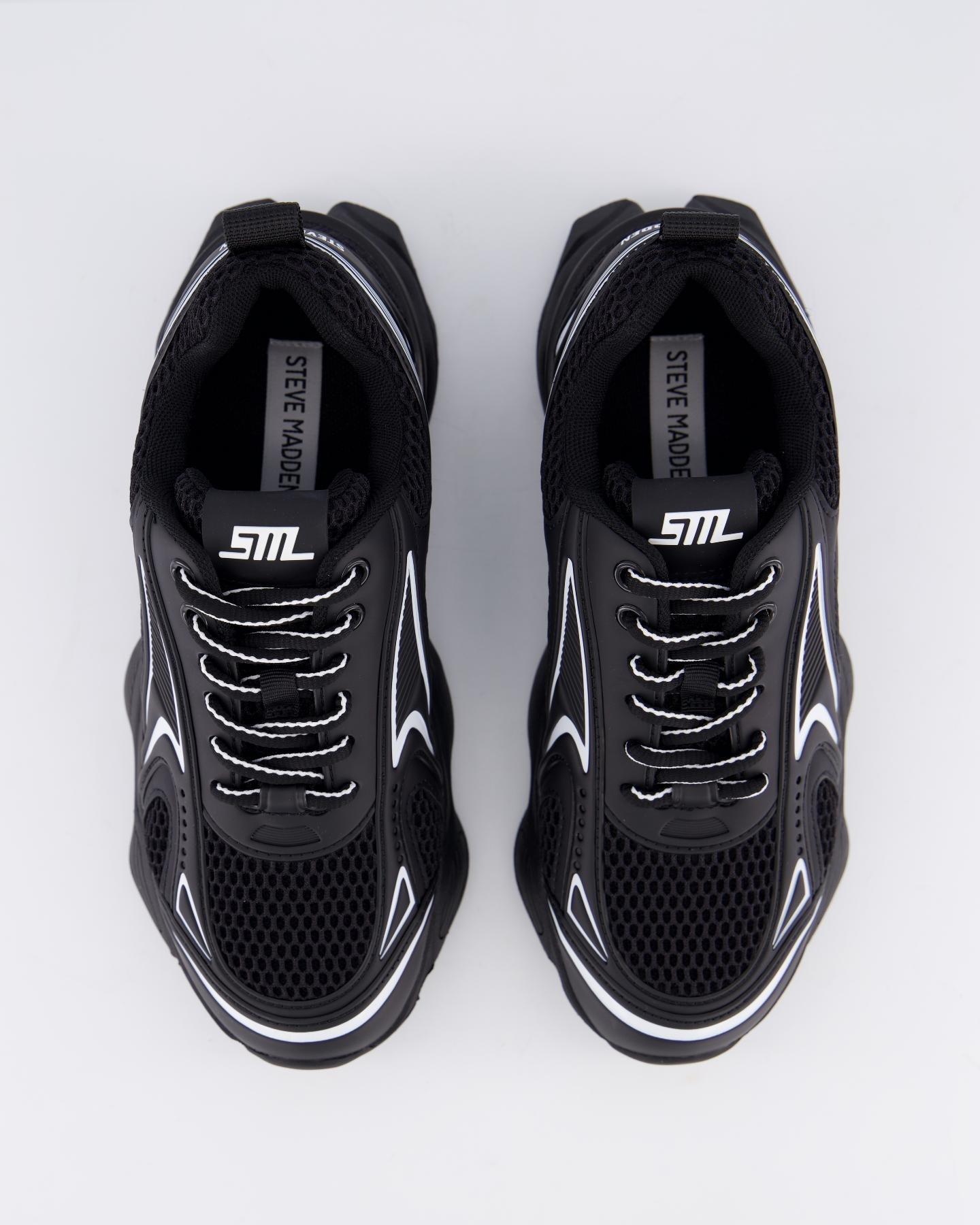 Steve Madden Dames Speedster - E Sneaker Zwart - Eleganza.nl