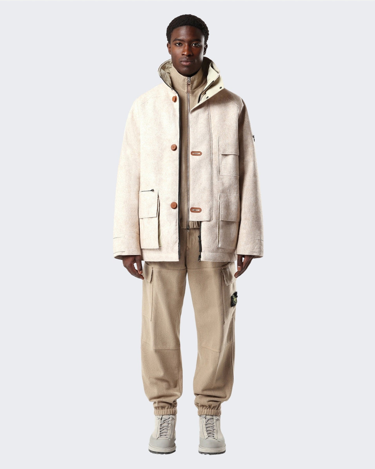 Stone Island Heren Broek in beige - Eleganza.nl