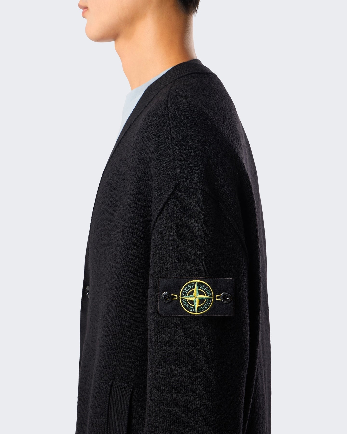 Stone Island Heren Cardigan zwart - Eleganza.nl