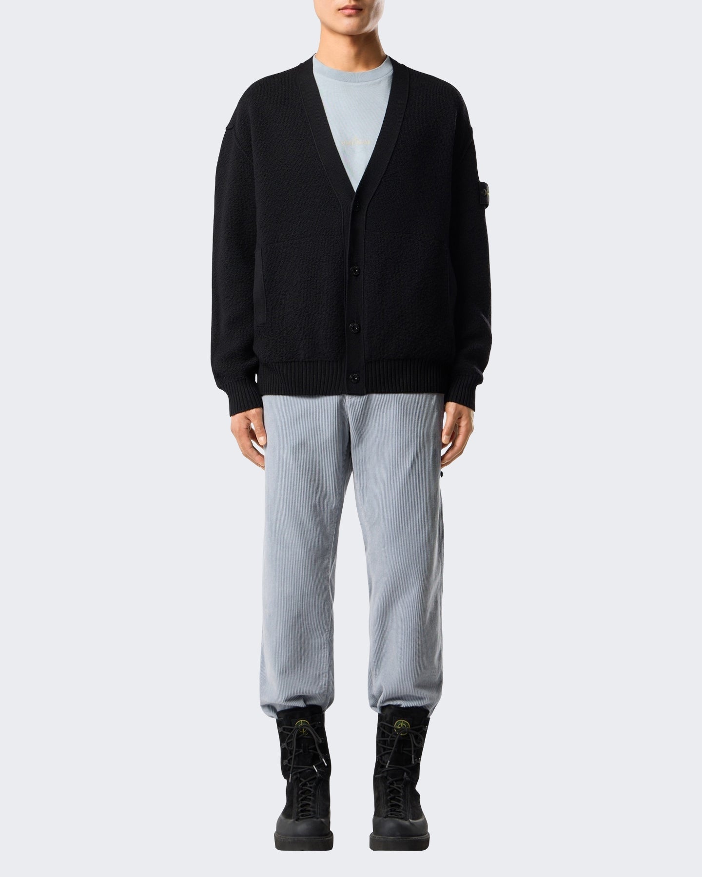 Stone Island Heren Cardigan zwart - Eleganza.nl