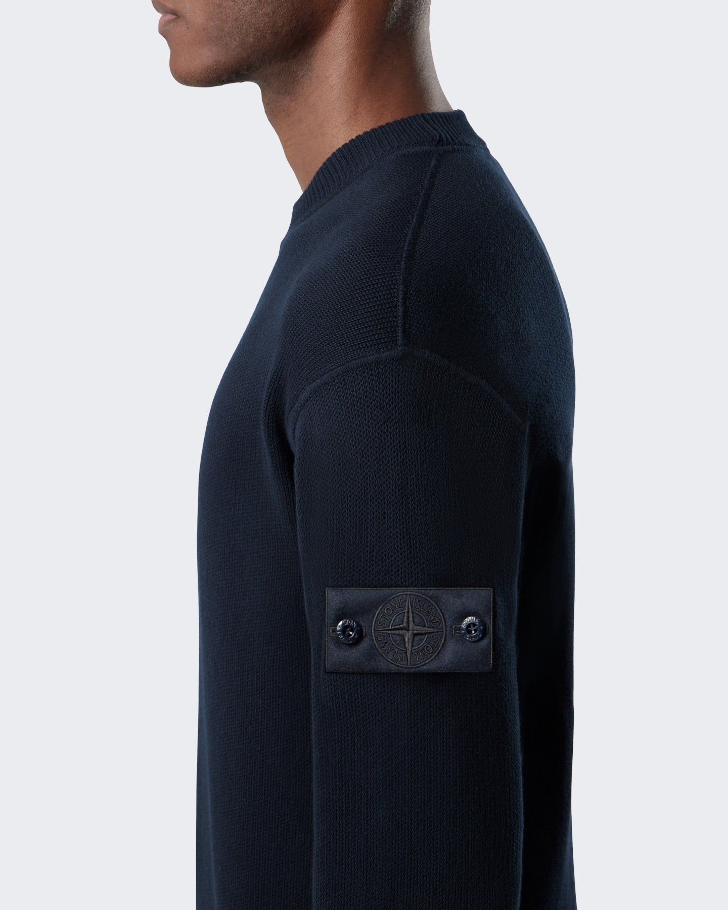 Stone Island Heren Crew Neck-Blauw Blue-V0020 Blauw - Eleganza.nl