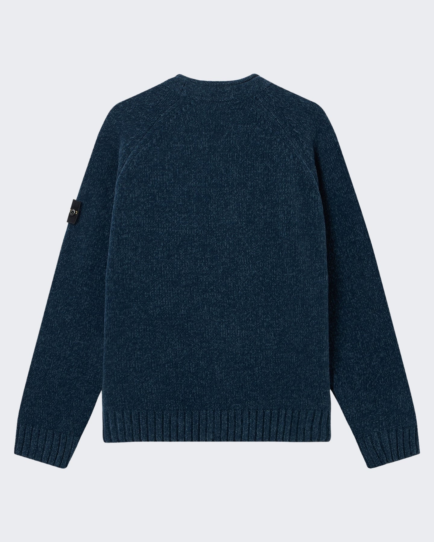 Stone Island Heren Crew Neck-Steel Blue Melange-V0m2b Blauw - Eleganza.nl