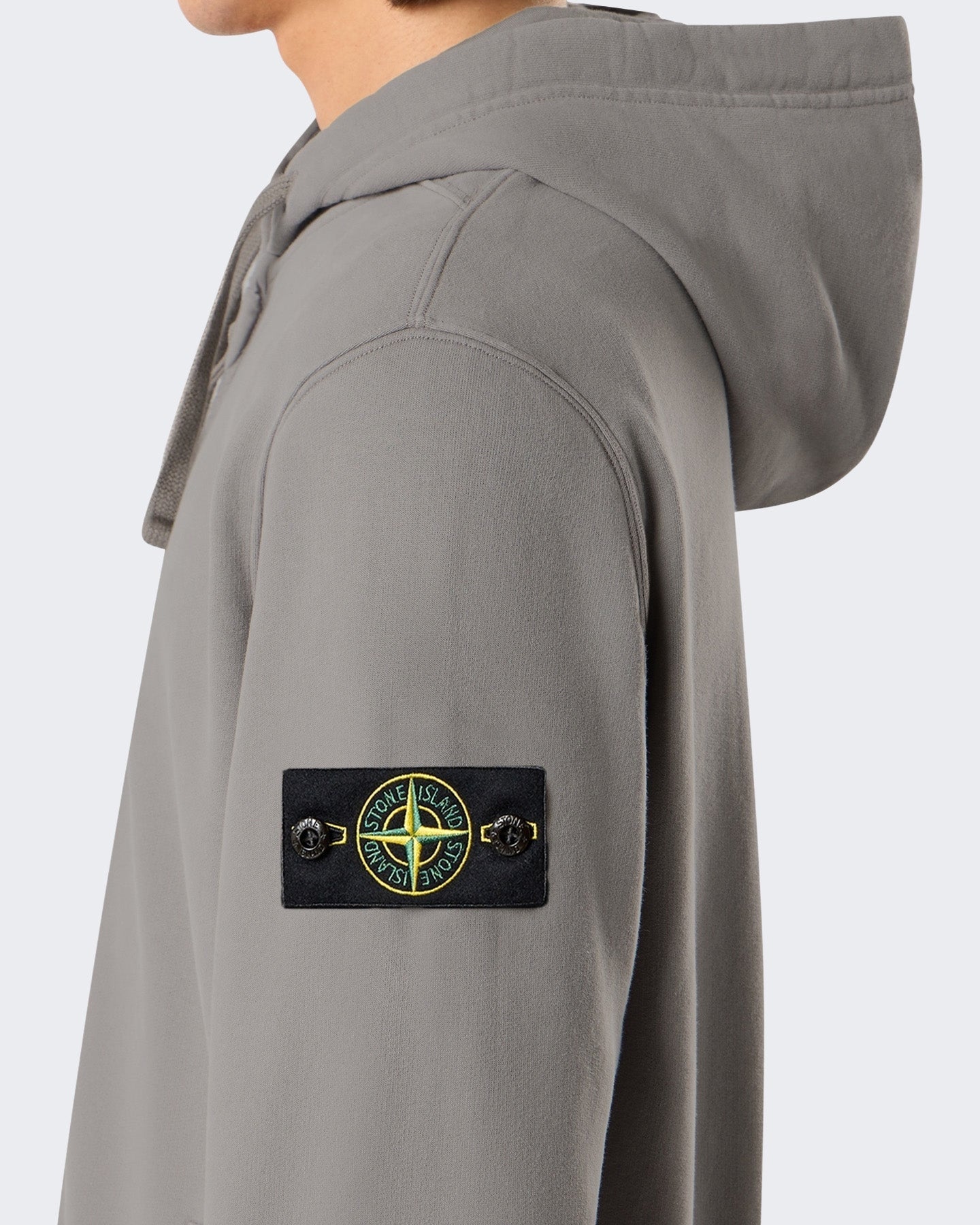Stone Island Heren Hoodie met capuchon Grijs - Eleganza.nl