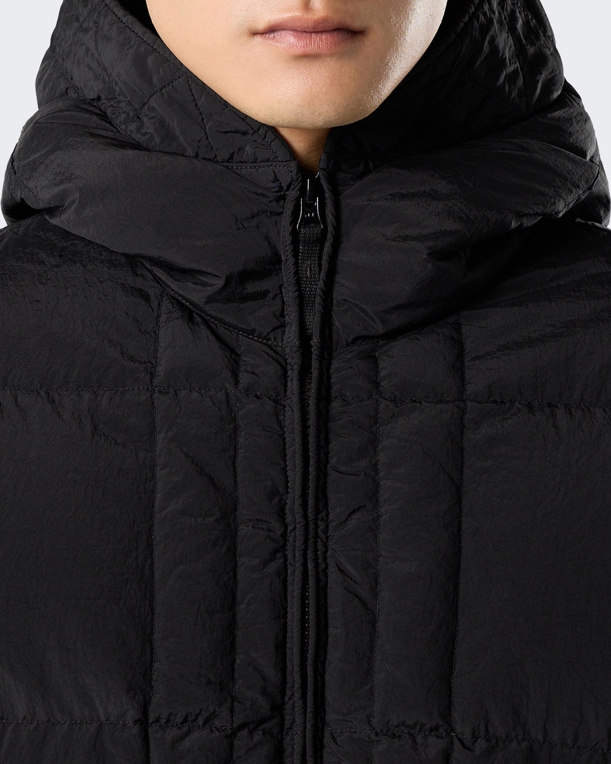 Stone Island Heren Nylon Metal Jas Zwart - Eleganza.nl