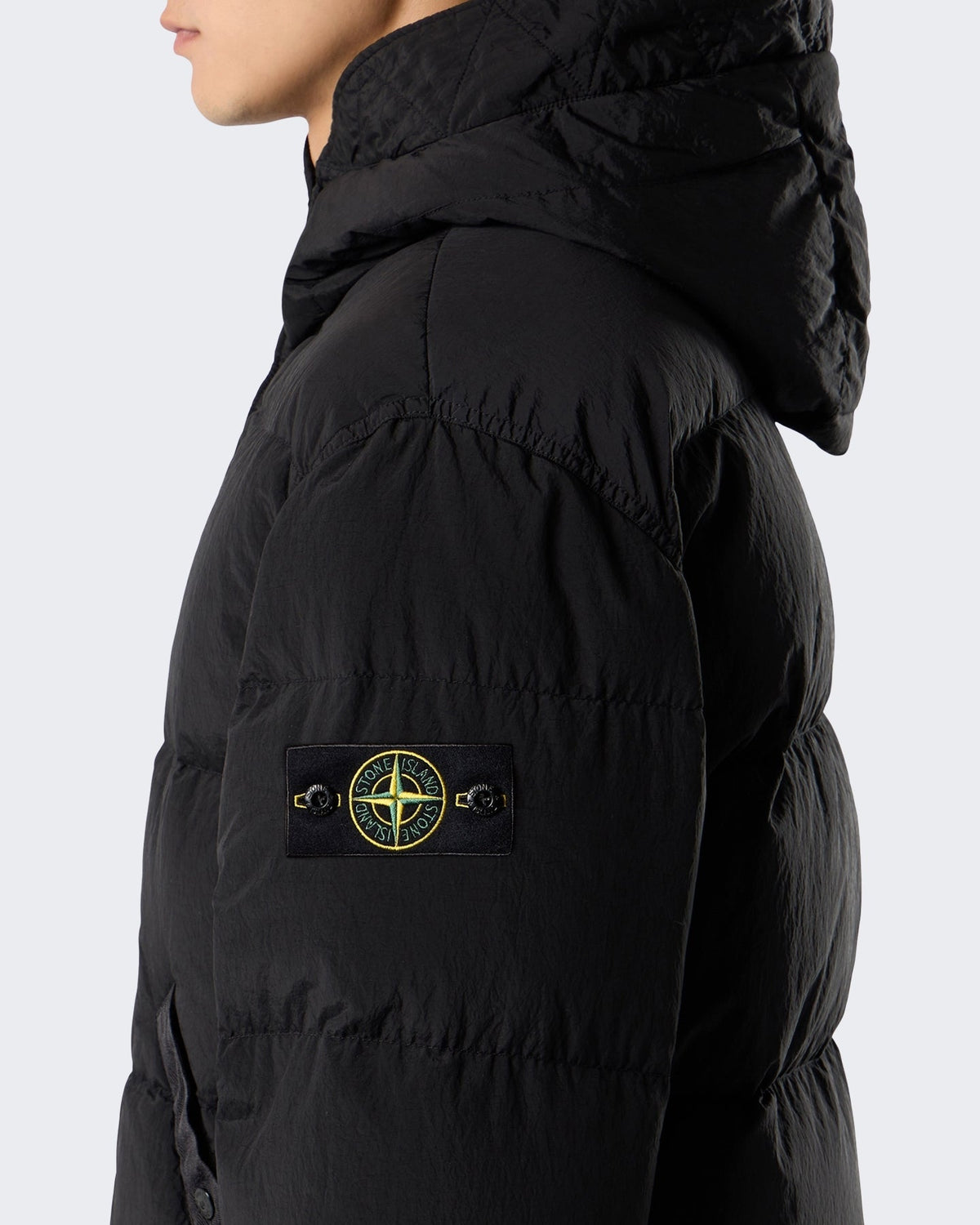Stone Island Heren Nylon Metal Jas Zwart - Eleganza.nl