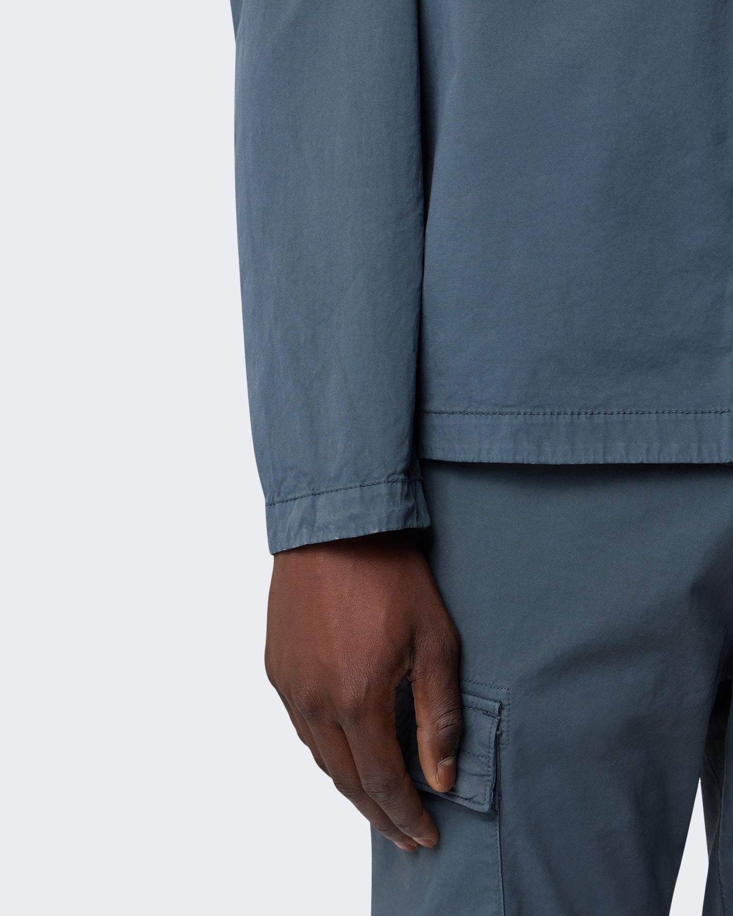 Stone Island Heren Overhemd slate blue Blauw - Eleganza.nl