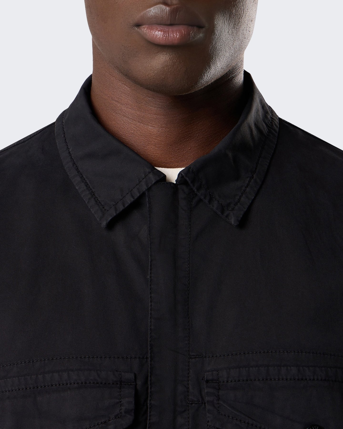 Stone Island Heren Overhemd Zwart - Eleganza.nl