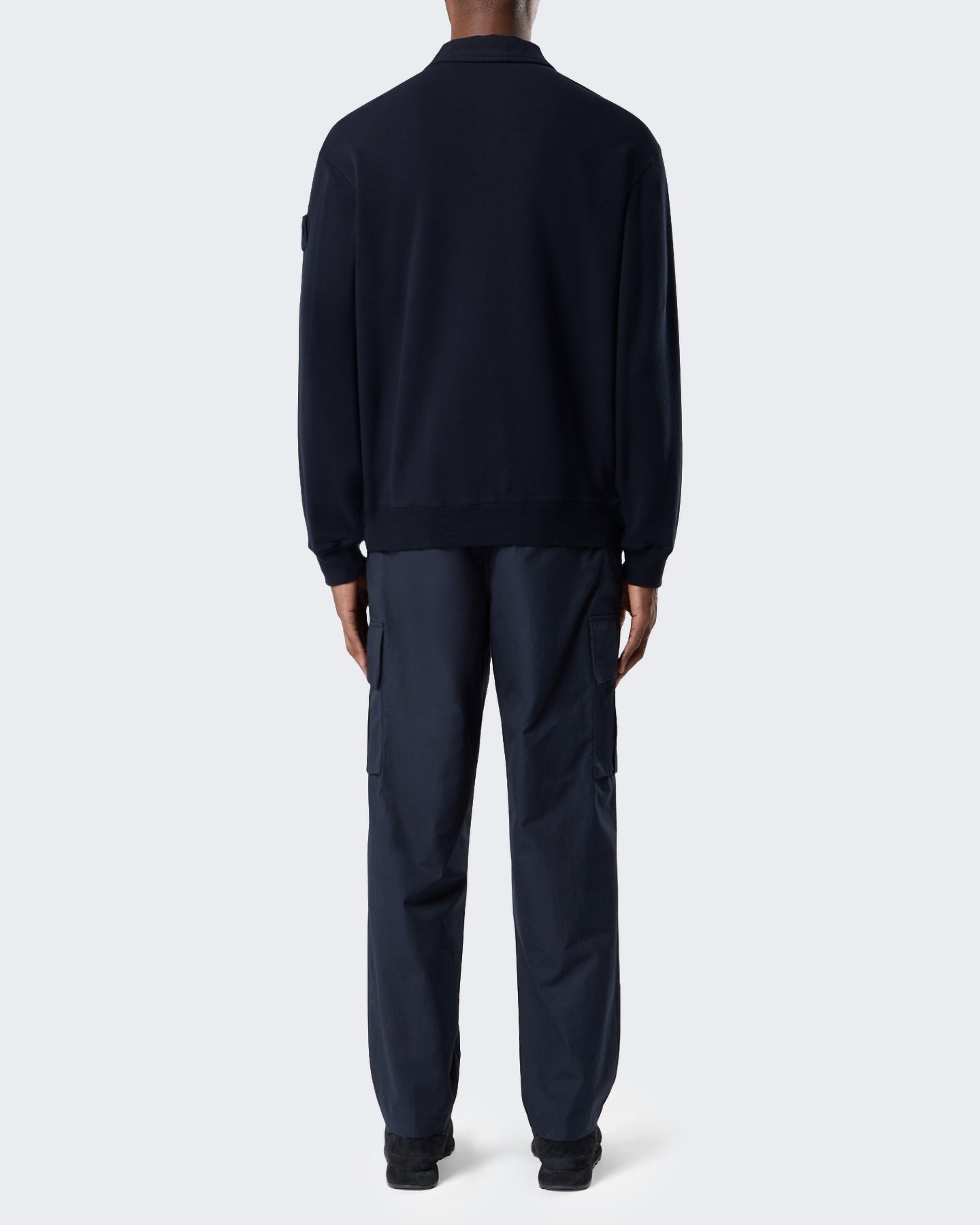 Stone Island Heren Polo met lange mouwen Blauw - Eleganza.nl