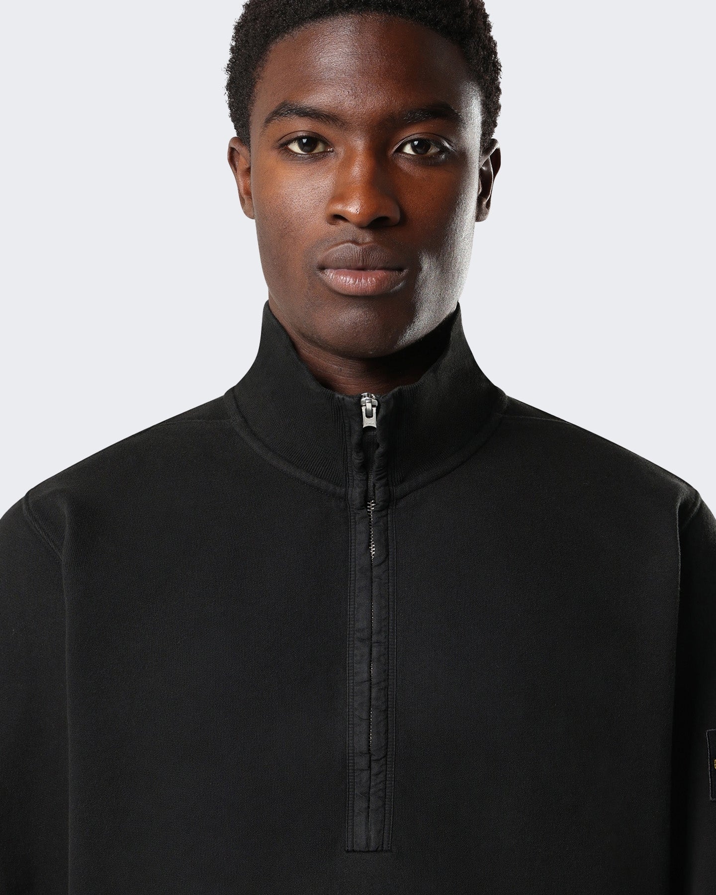 Stone Island Heren Polo met lange mouwen Zwart - Eleganza.nl