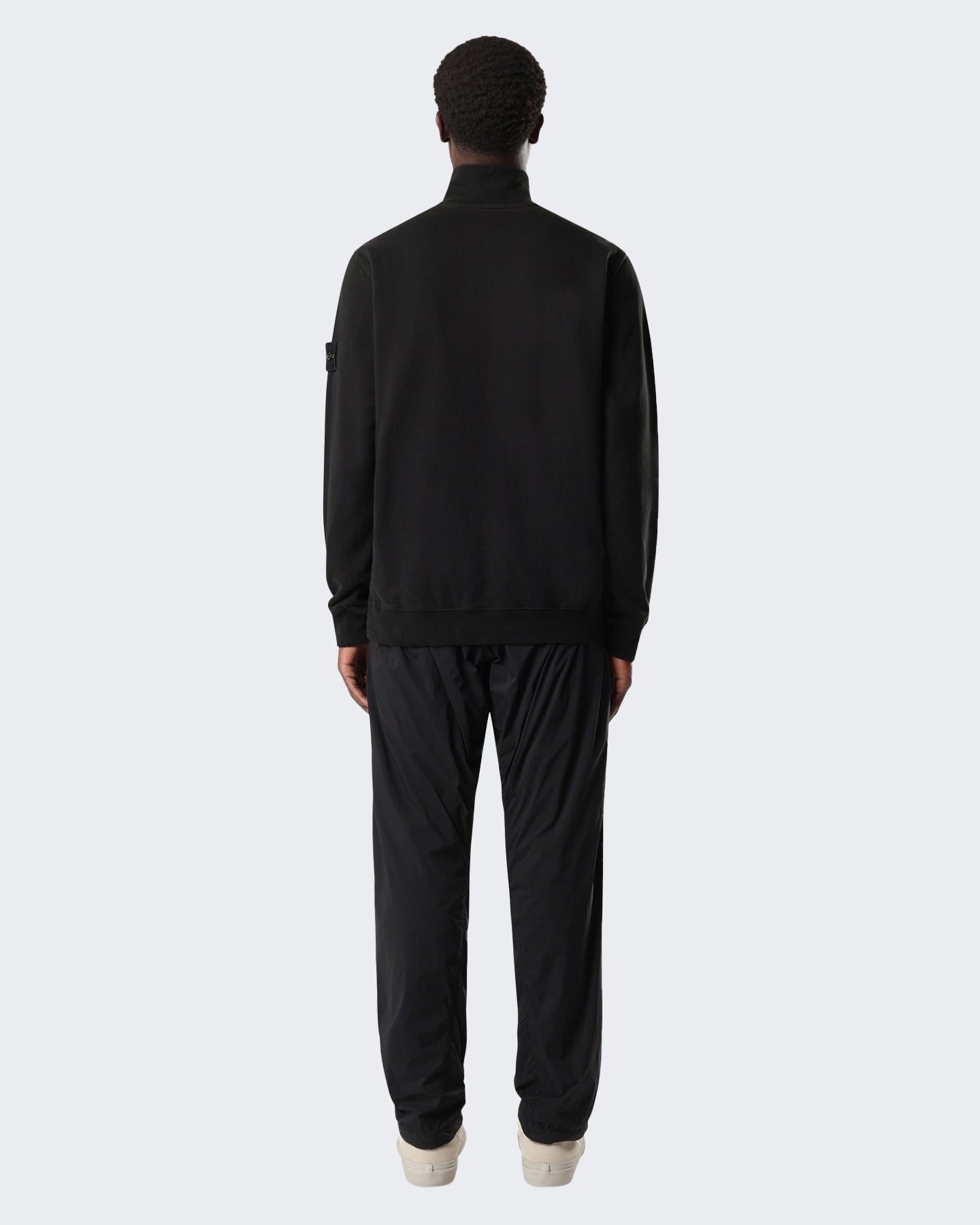 Stone Island Heren Polo met lange mouwen Zwart - Eleganza.nl