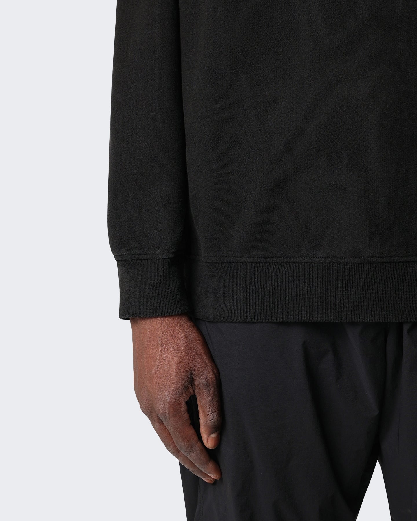 Stone Island Heren Polo met lange mouwen Zwart - Eleganza.nl