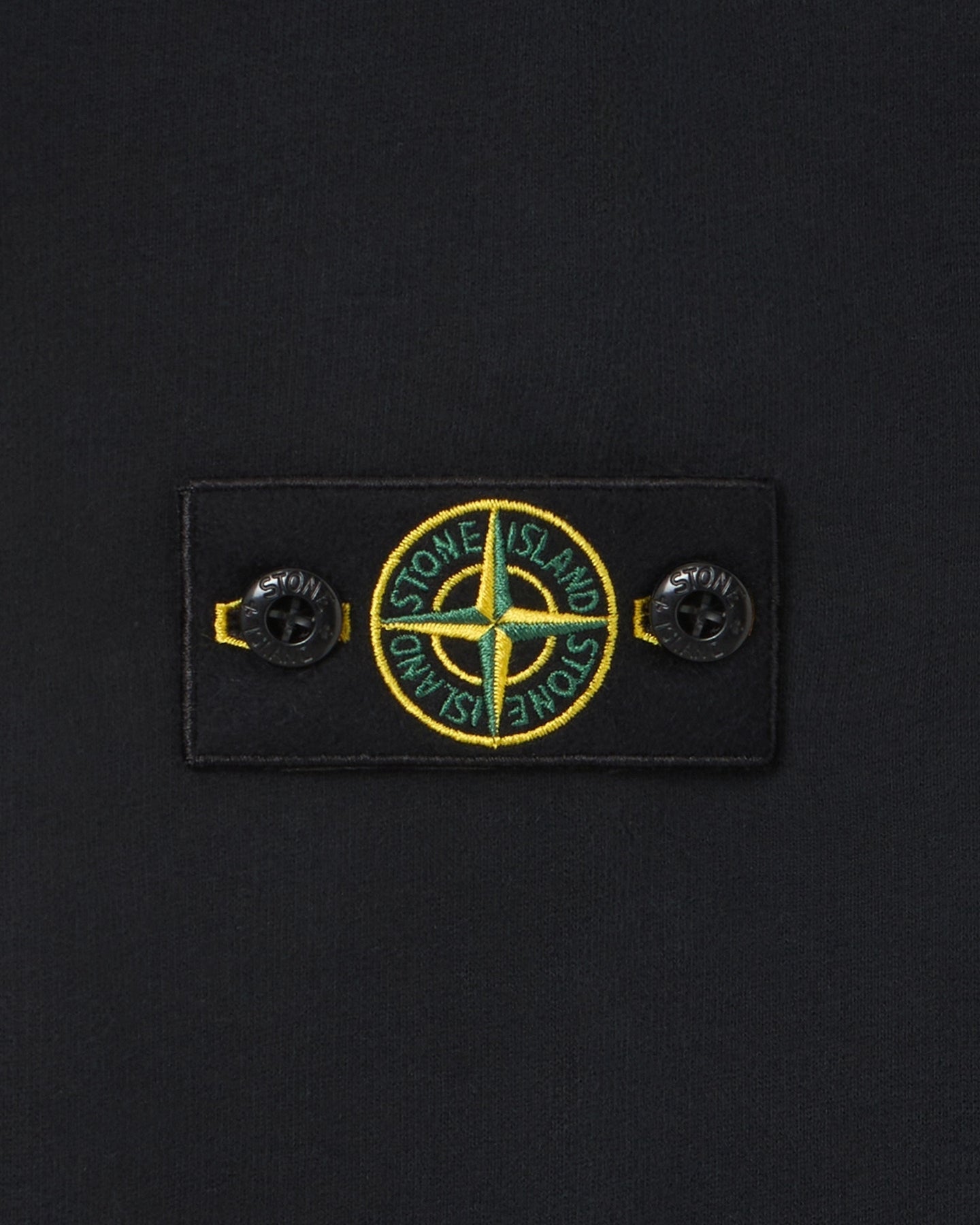 Stone Island Kids Hoodie met capuchon in zwart - Eleganza.nl