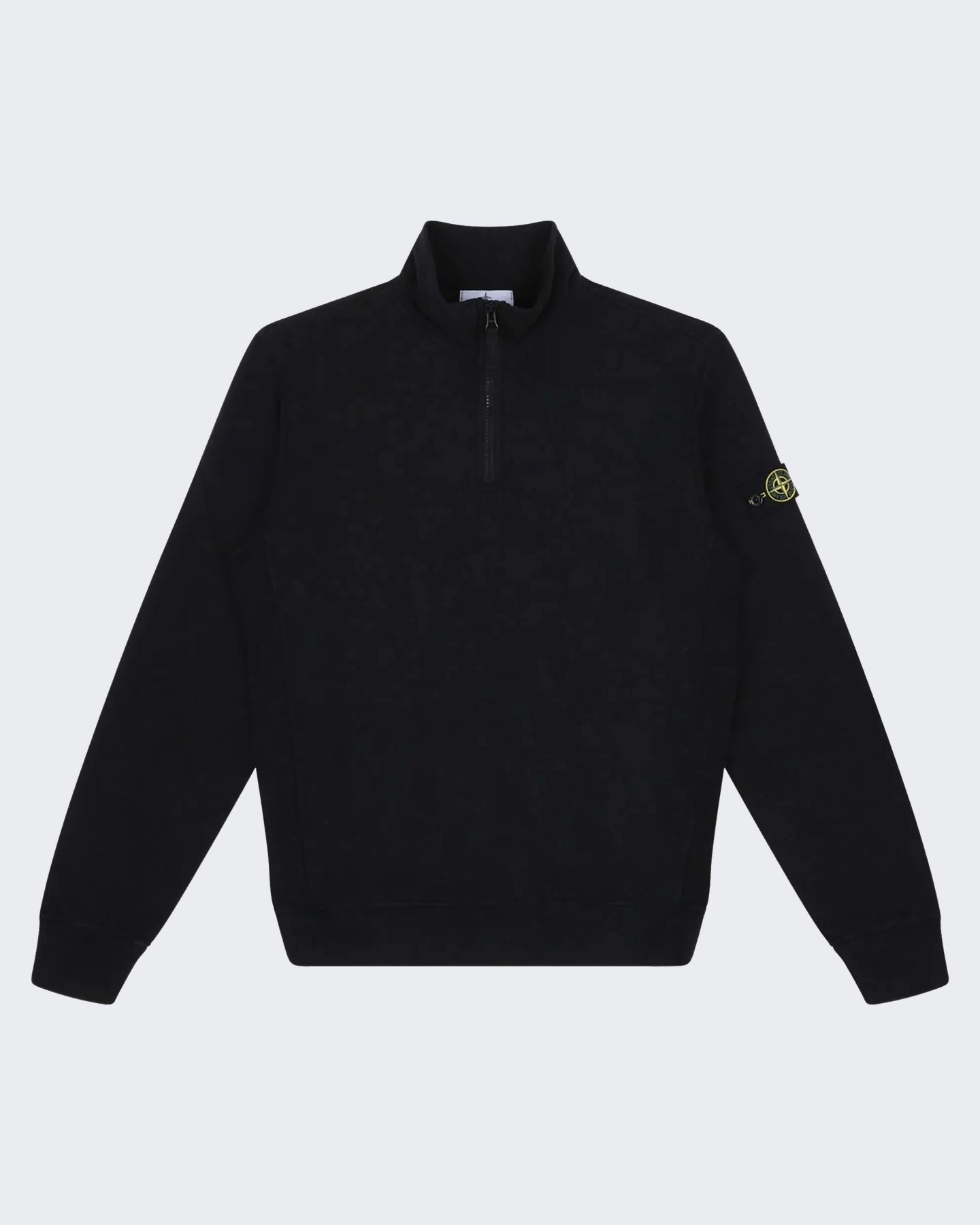 Stone Island Kids Polo met lange mouwen in zwart - Eleganza.nl