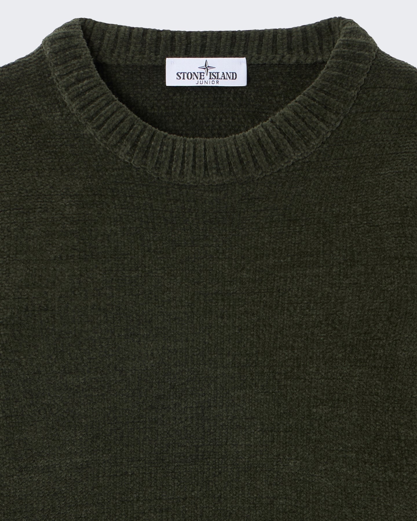 Stone Island Kids Sweater met ronde hals Beige - Eleganza.nl