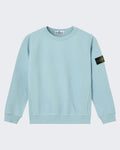 Stone Island Kids Sweatshirt Crew Neck Powder Blue