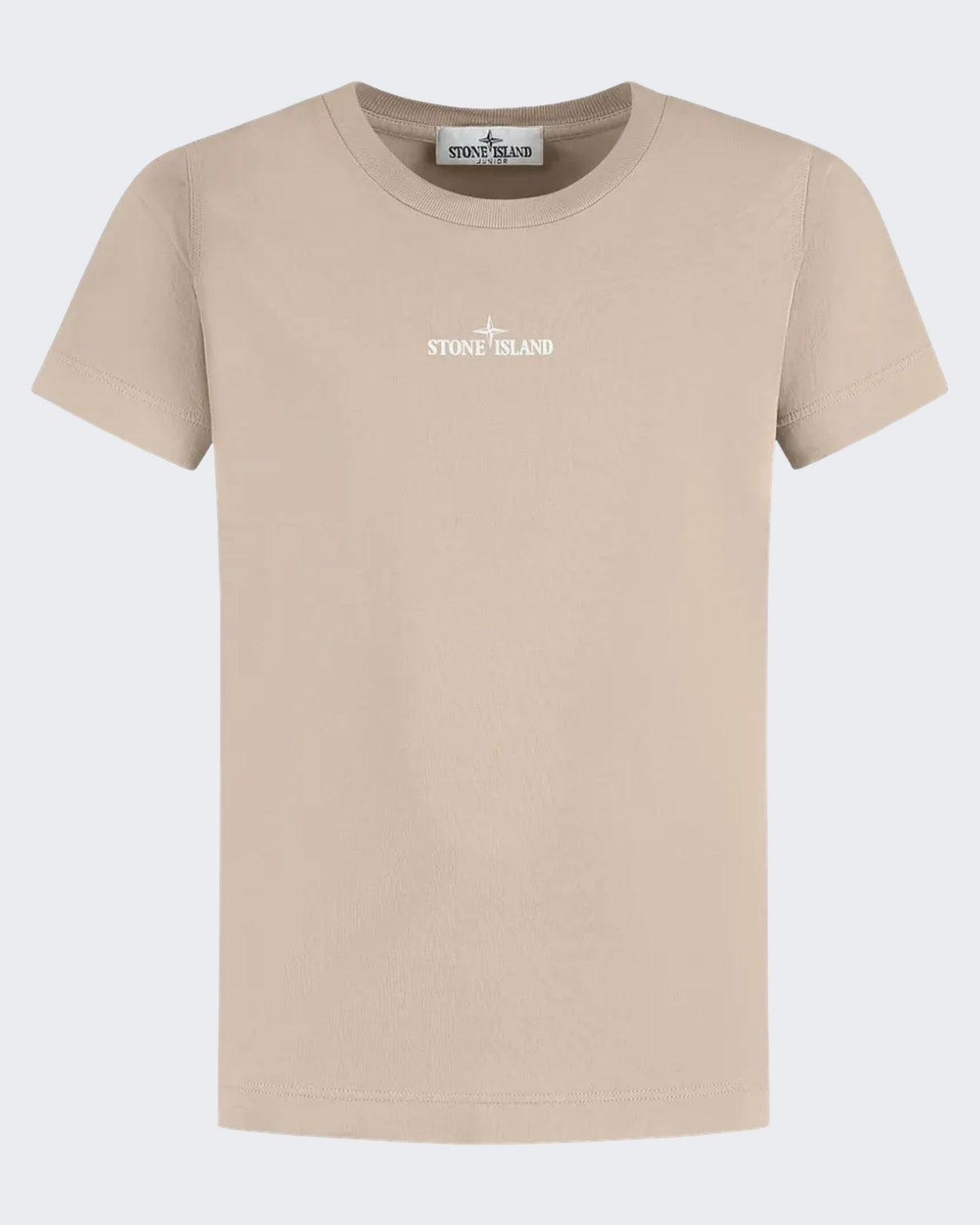 Stone Island Kids T-shirt met korte mouwen Beige - Eleganza.nl
