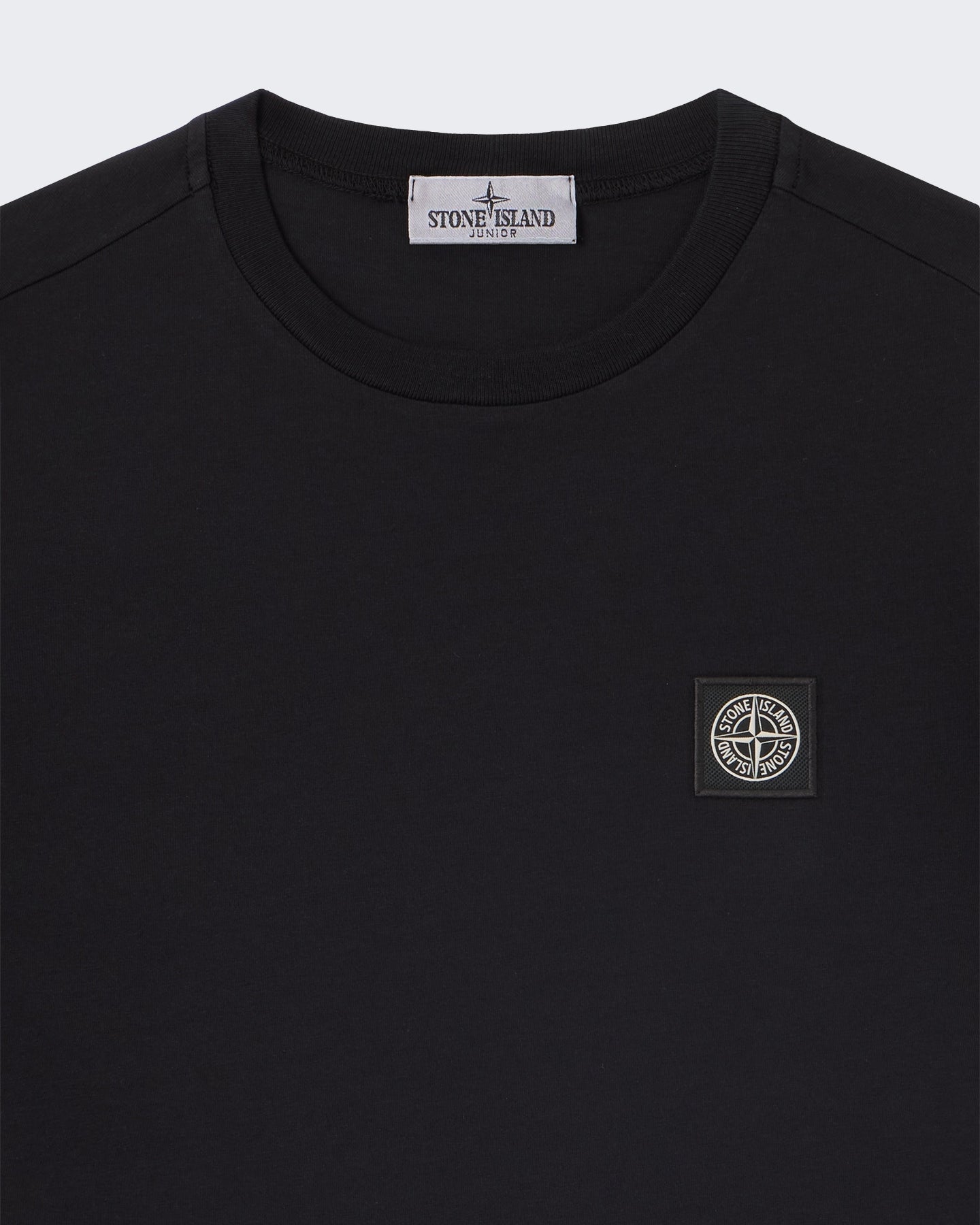 Stone Island Kids T-shirt met korte mouwen Zwart - Eleganza.nl