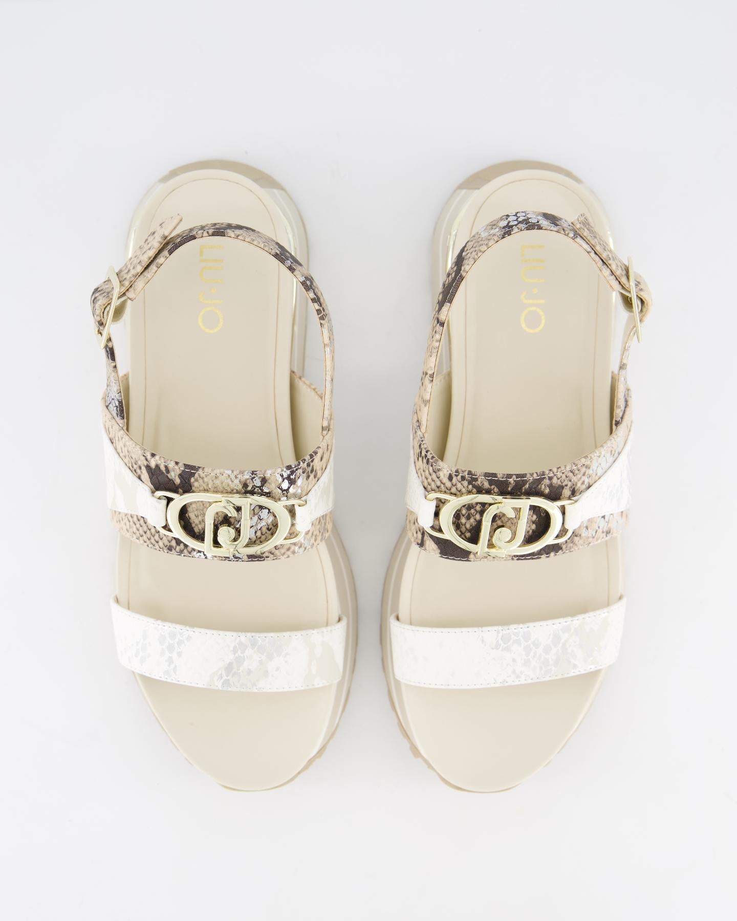 Dames Wonder Sandal 30 Wit/Snake