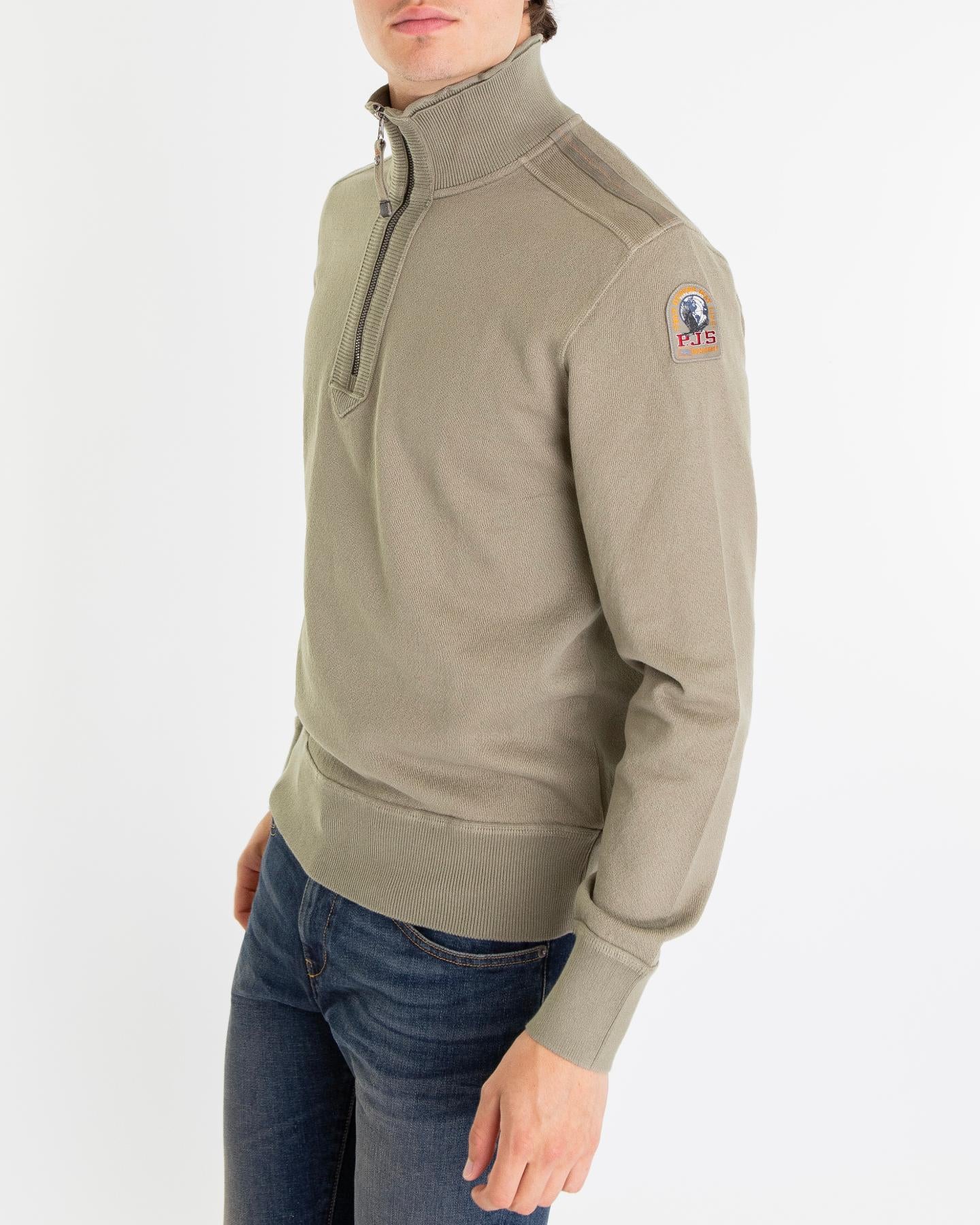 Heren Lenard Half Zip Groen