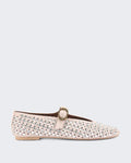 Kurt Geiger Women's Mayfair Ballet Flat Pink — huidige kleur