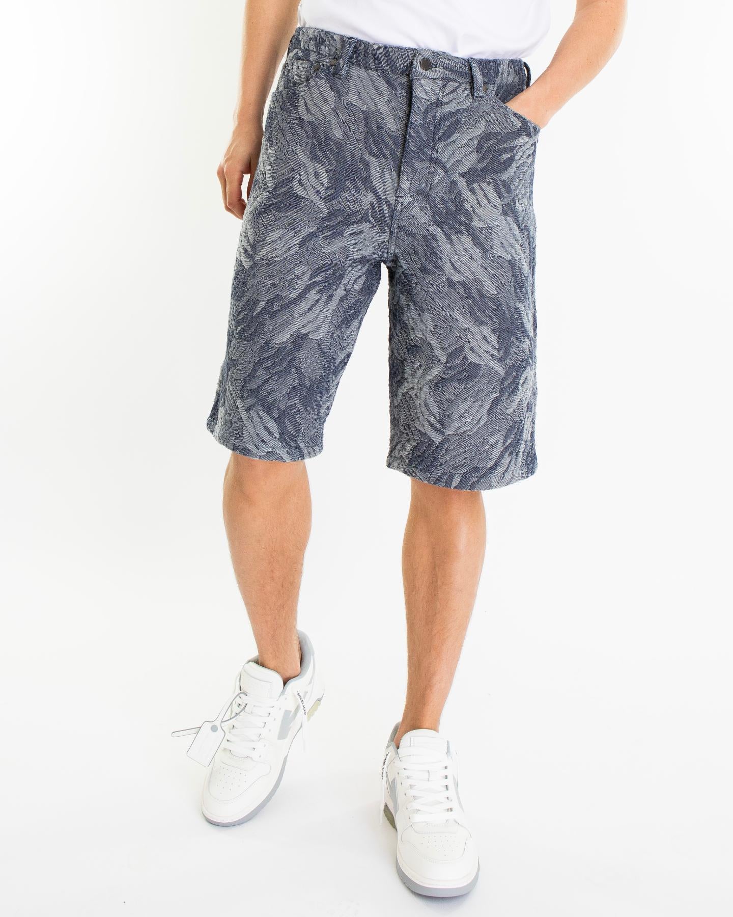 Heren Camo Jeans Grijs