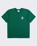 Casablanca Men's Evergreen T-Shirt Green — huidige kleur