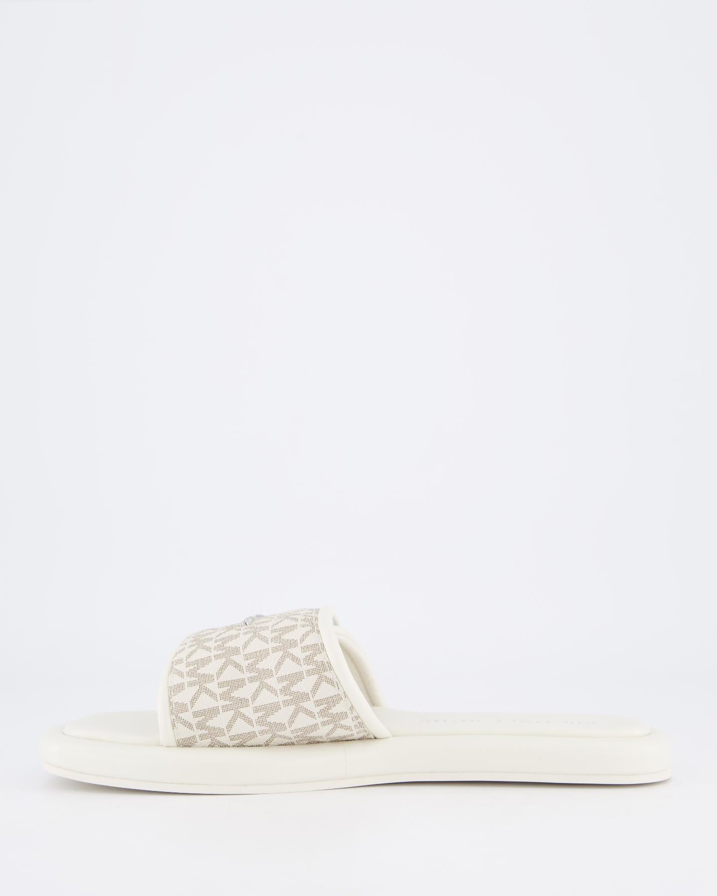 Dames Suki Flat Slipper Wit/Vanillia