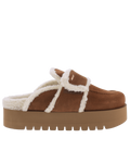 Nubikk Women's Teddy Chunky Fur Beige Slippers — huidige kleur