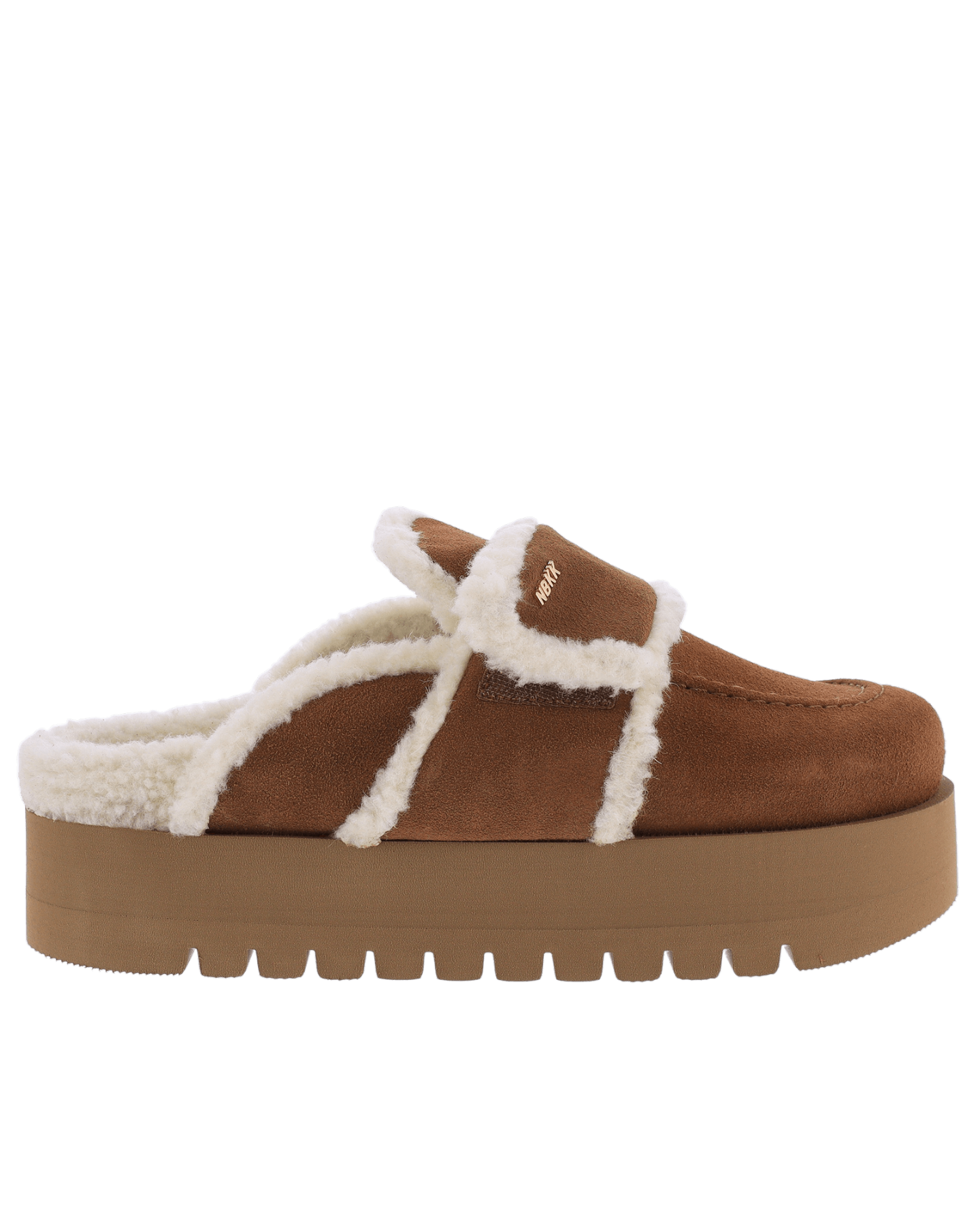 Women Teddy Chunky Fur Beige