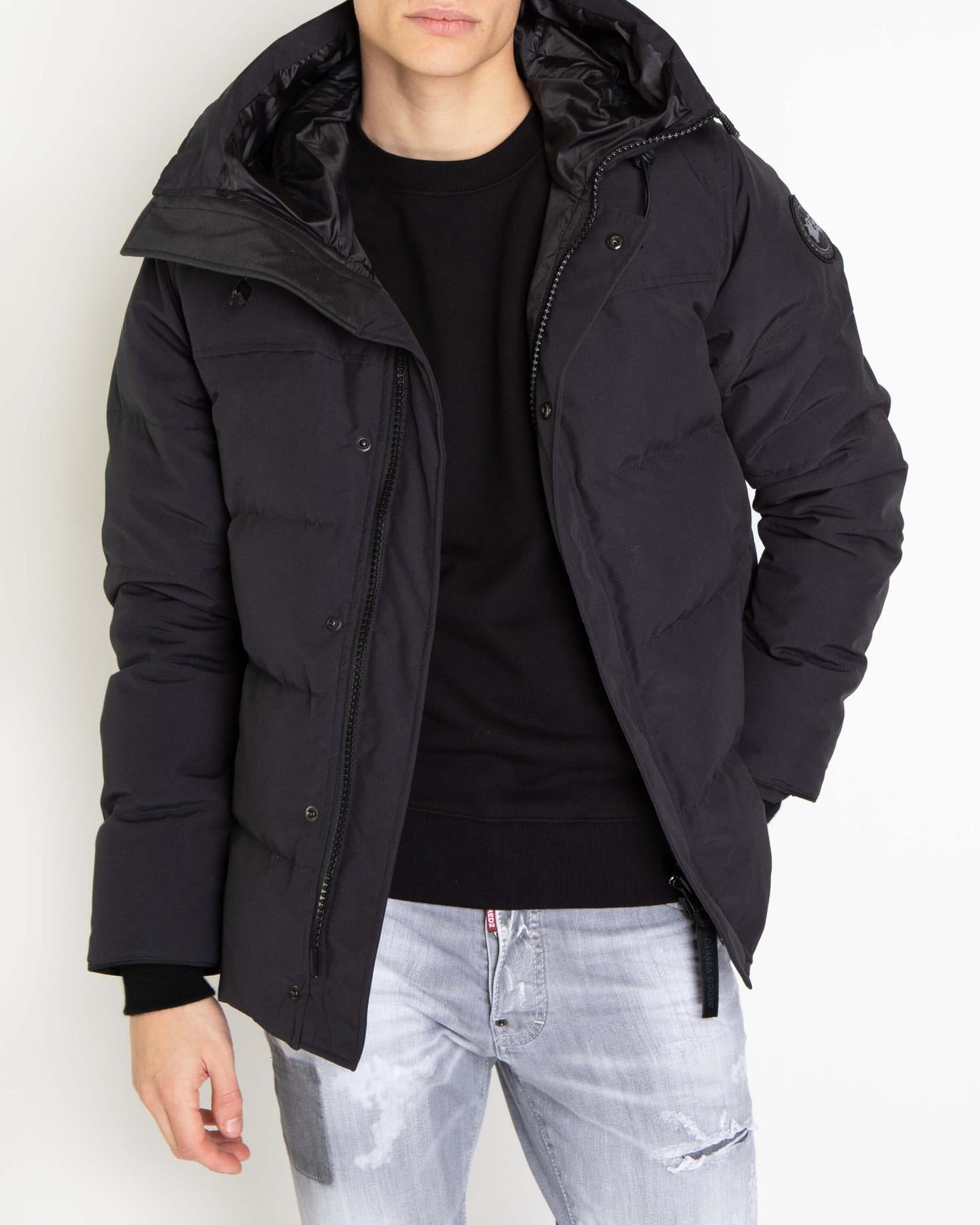 Men Macmillan Parka Black Blue