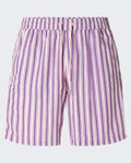 Men's Striped Bermuda Purple