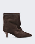 Women's Toral Maeve Mid-Calf Suede Ankle Boots Brown — huidige kleur