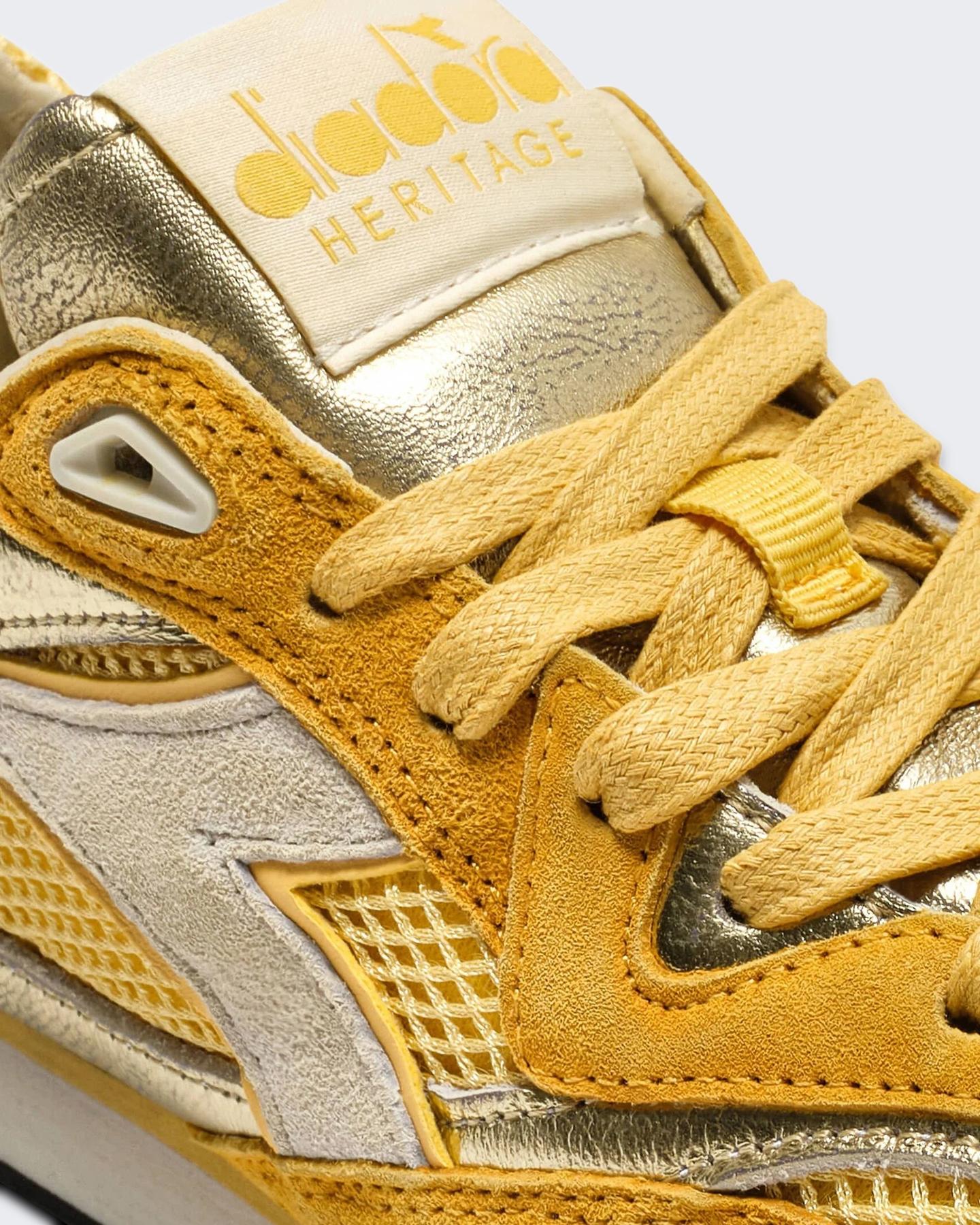 Diadora Dames Equipe Revenge Sneaker Geel