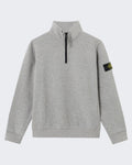 Kids Haf-Zip Sweater Gray — huidige kleur
